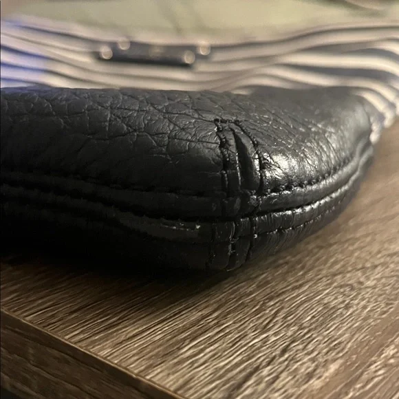 Kate Spade Navy and White Striped Crossbody Bag - Picture 8 of 9